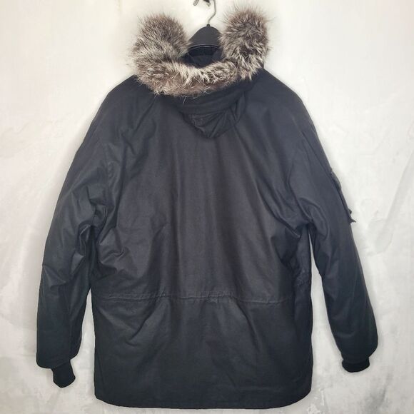 Canada Goose x Earnest Sewn 4565M Expedition Down Parka Jacket Fox Fur Size M - Picture 12 of 15